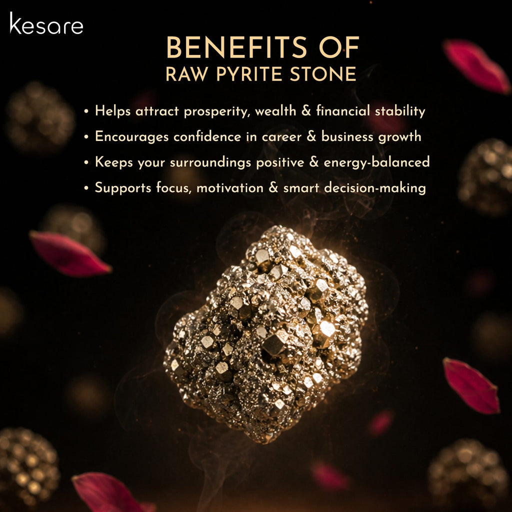 Kesare pyrite stone I pyrite crystal I raw pyrite stone